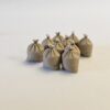 Sacos anudados de pie