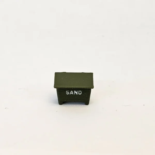 Sandkästen für das Streuen