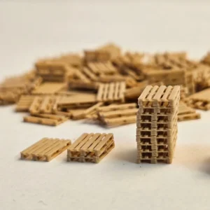 Miniaturas de palés de la UE a escala TT (1:120)